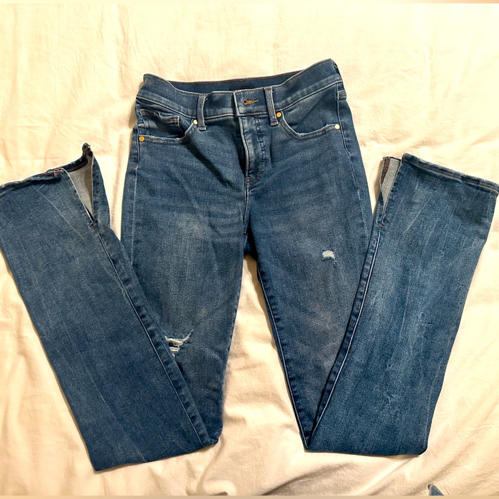 Express Skyscraper mid rise jeans